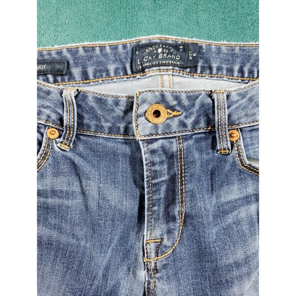 Lucky Brand Jeans Size 4 Womens Blue Stretch Pant Denim Mid Rise Lolita Bootcut - Picture 7 of 14